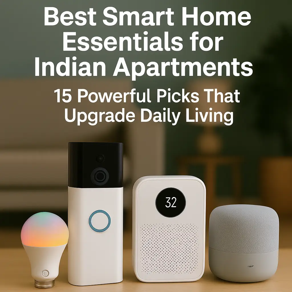 Best Smart Home Essentials for Indian Apartments – 15 Powerful Picks That Upgrade Daily Living 4 Best Smart Home Essentials for Indian Apartments