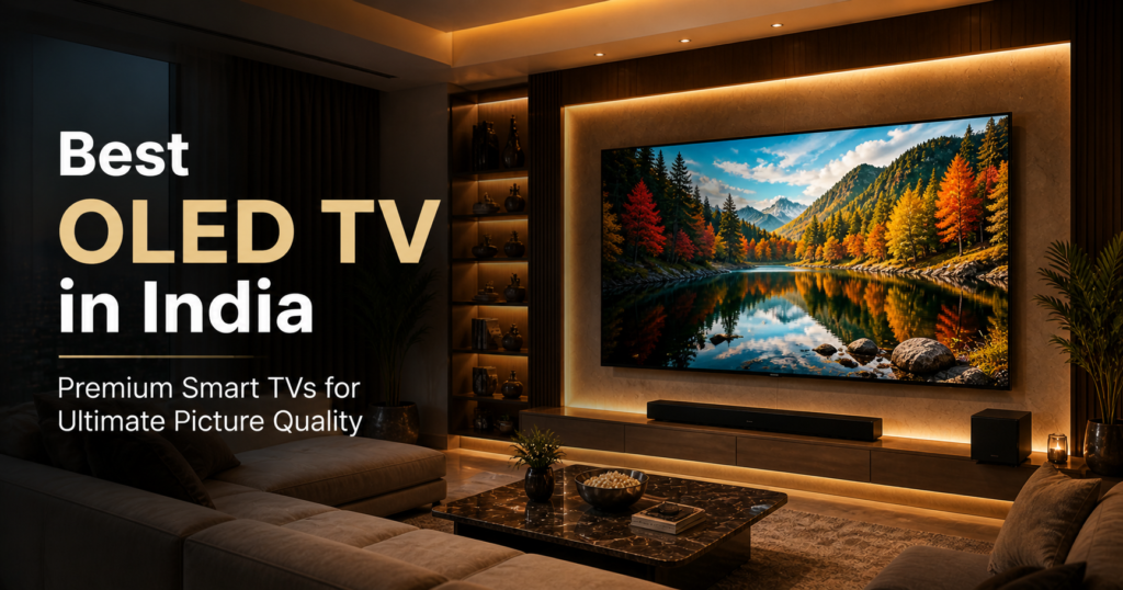 best OLED TV in India luxury smart home entertainment setup