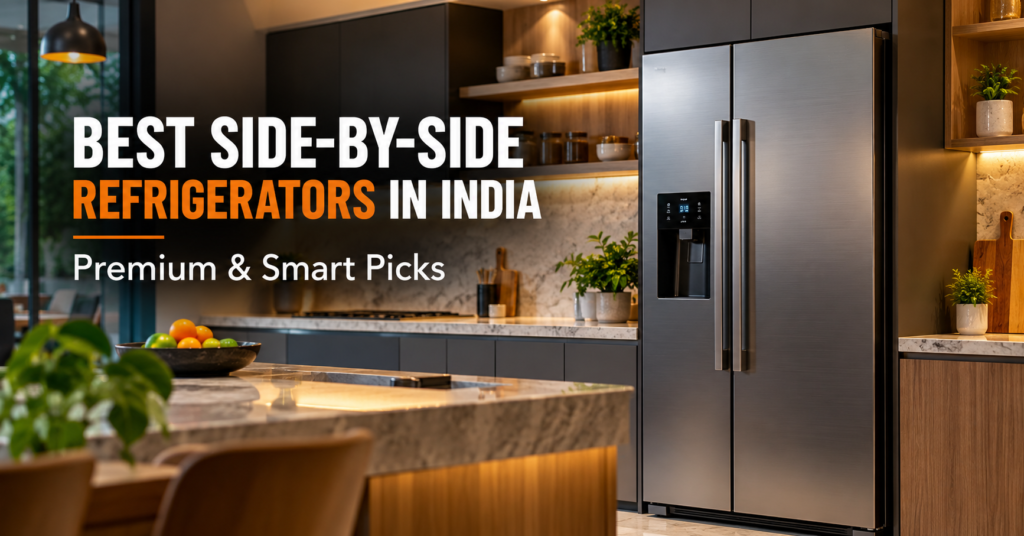 best side-by-side refrigerators in India for modern Indian homes
